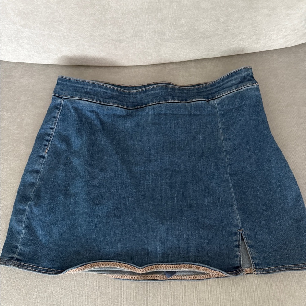 American Eagle Outfitters Blue Mini Skirt